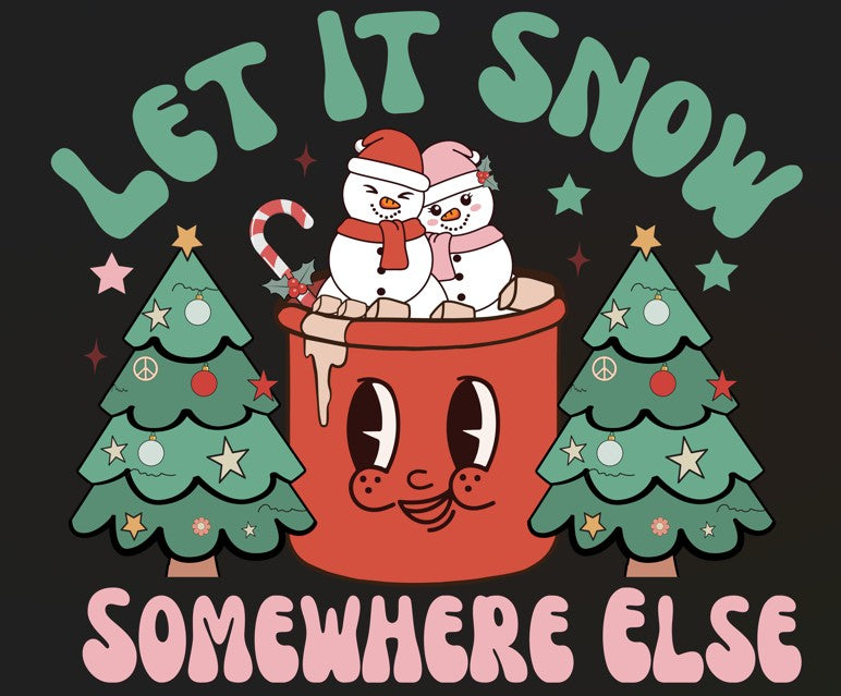 Christmas Ready to Press Heat Transfer DTF Transfer - Direct to Film