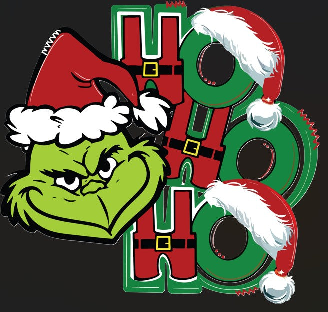 Christmas Ready to Press Heat Transfer DTF Transfer - Direct to Film