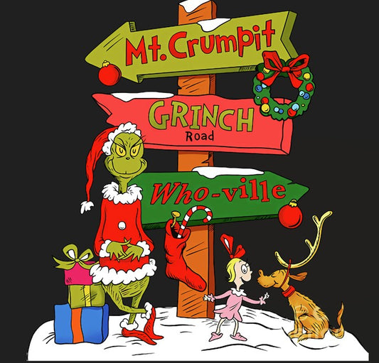 Christmas Ready to Press Heat Transfer DTF Transfer - Direct to Film