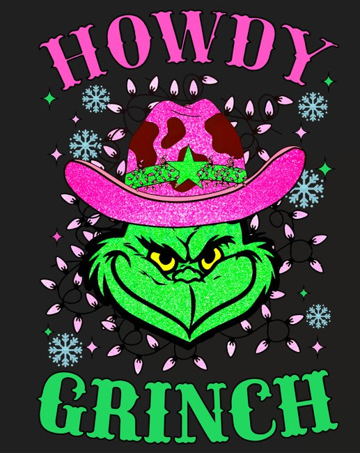 Christmas Ready to Press Heat Transfer DTF Transfer - Direct to Film